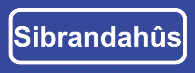 Koelkastmagneet plaatsnaambord Sibrandahûs