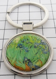 SLE411 Sleutelhanger Irissen, Vincent van Gogh