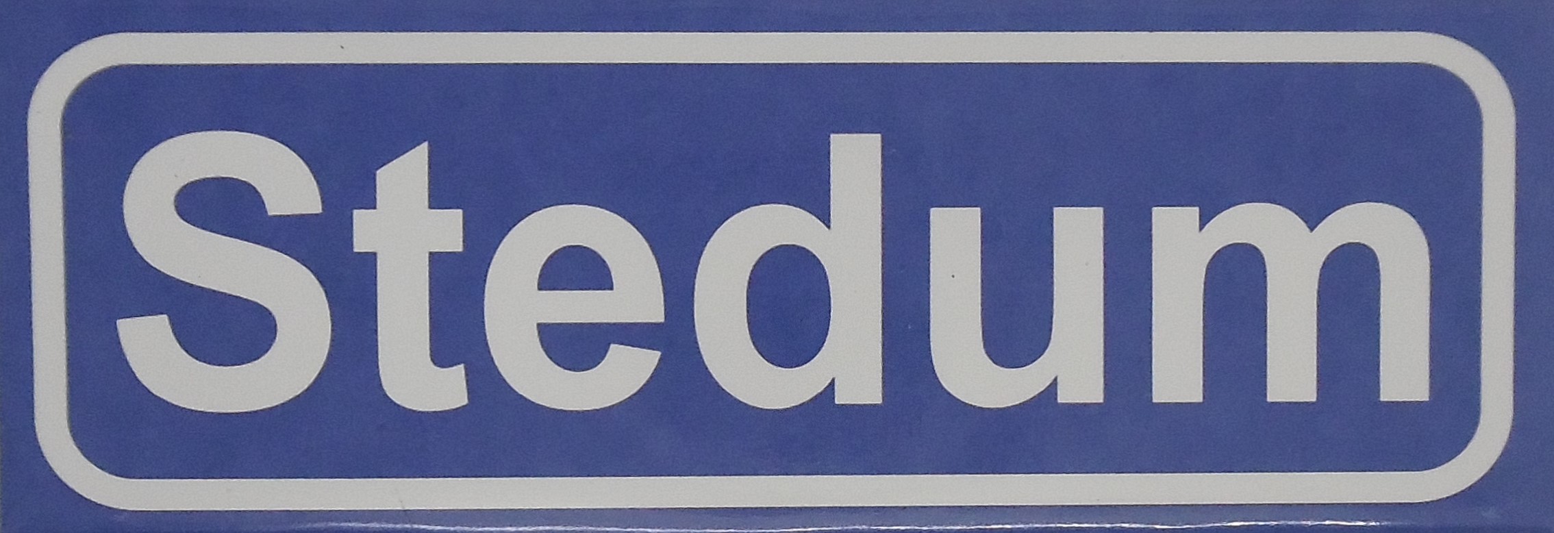 Koelkastmagneet plaatsnaambord Stedum