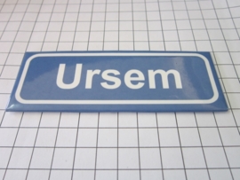 212 Magneet plaatsnaambord Ursem