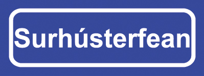 Koelkastmagneet plaatsnaambord Surhusterfean