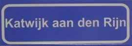 Koelkastmagneet plaatsnaambord Katwijk aan den Rijn