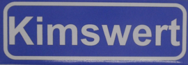Koelkastmagneet plaatsnaambord Kimswert