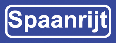 Koelkastmagneet plaatsnaambord Spaanrijt