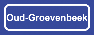 Koelkastmagneet plaatsnaambord Oud-Groevenbeek