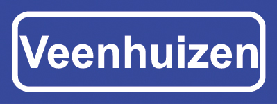 Koelkastmagneet plaatsnaambord Veenhuizen