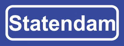Koelkastmagneet plaatsnaambord Statendam
