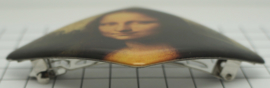 Haarspeld ruit Mona Lisa HAD 010, made in France haarclip, beste kwaliteit, klemt uitstekend.