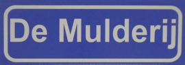 Koelkastmagneet plaatsnaambord De Mulderij