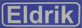 Koelkastmagneet plaatsnaambord Eldrik