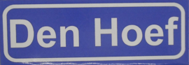 Koelkastmagneet plaatsnaambord Den Hoef