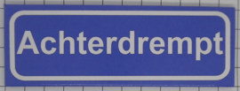 Koelkastmagneet plaatsnaambord Achterdrempt