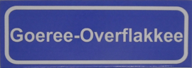 Koelkastmagneet plaatsnaambord Goeree-Overflakkee