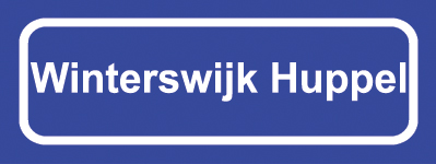 Koelkastmagneet plaatsnaambord Winterswijk Huppel