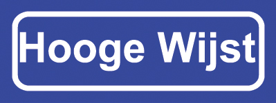 Koelkastmagneet plaatsnaambord Hooge Wijst