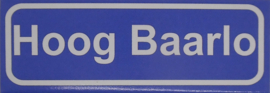 Koelkastmagneet plaatsnaambord Hoog Baarlo