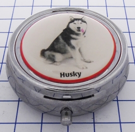 PIL 379 pillendoosje met spiegel husky