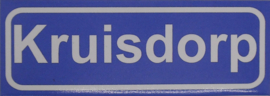 Koelkastmagneet plaatsnaambord Kruisdorp