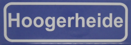 Koelkastmagneet plaatsnaambord Hoogerheide