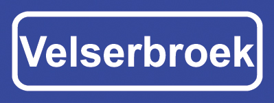 Koelkastmagneet plaatsnaambord Velserbroek