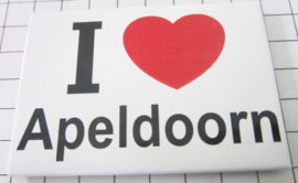 koelkastmagneet I ♥ Apeldoorn N_GE5.001