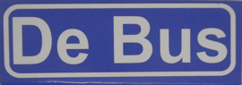 Koelkastmagneet plaatsnaambord De Bus