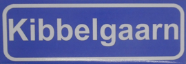 Koelkastmagneet plaatsnaambord Kibbelgaarn