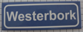Koelkastmagneet plaatsnaambord Westerbork