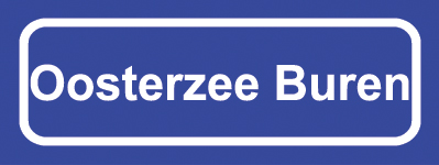 Koelkastmagneet plaatsnaambord Oosterzee Buren