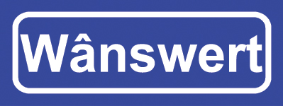 Koelkastmagneet plaatsnaambord Wânswert