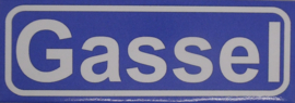 Koelkastmagneet plaatsnaambord Gassel