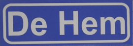 Koelkastmagneet plaatsnaambord De Hem