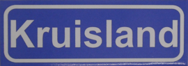 Koelkastmagneet plaatsnaambord Kruisland