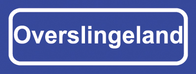 Koelkastmagneet plaatsnaambord Overslingeland