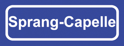 Koelkastmagneet plaatsnaambord Sprang-Capelle