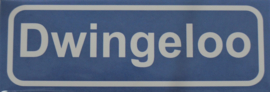 Koelkastmagneet plaatsnaambord Dwingeloo
