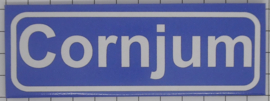 Koelkastmagneet plaatsnaambord Cornjum