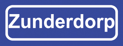 Koelkastmagneet plaatsnaambord Zunderdorp