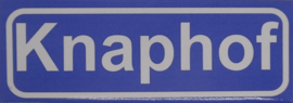 Koelkastmagneet plaatsnaambord Knaphof