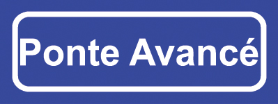 Koelkastmagneet plaatsnaambord Ponte Avancé