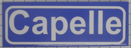 Koelkastmagneet plaatsnaambord Capelle