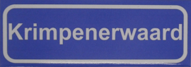 Koelkastmagneet plaatsnaambord Krimpenerwaard