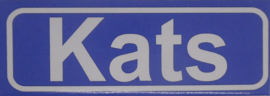 Koelkastmagneet plaatsnaambord Kats