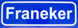 Koelkastmagneet plaatsnaambord Franeker