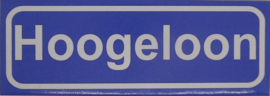 Koelkastmagneet plaatsnaambord Hoogeloon