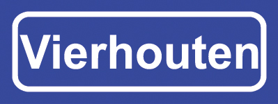 Koelkastmagneet plaatsnaambord Vierhouten