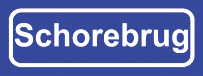 Koelkastmagneet plaatsnaambord Schorebrug