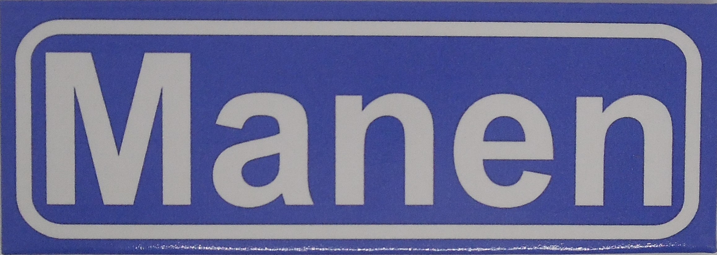 Koelkastmagneet plaatsnaambord Manen