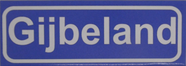 Koelkastmagneet plaatsnaambord Gijbeland