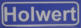 Koelkastmagneet plaatsnaambord Holwert